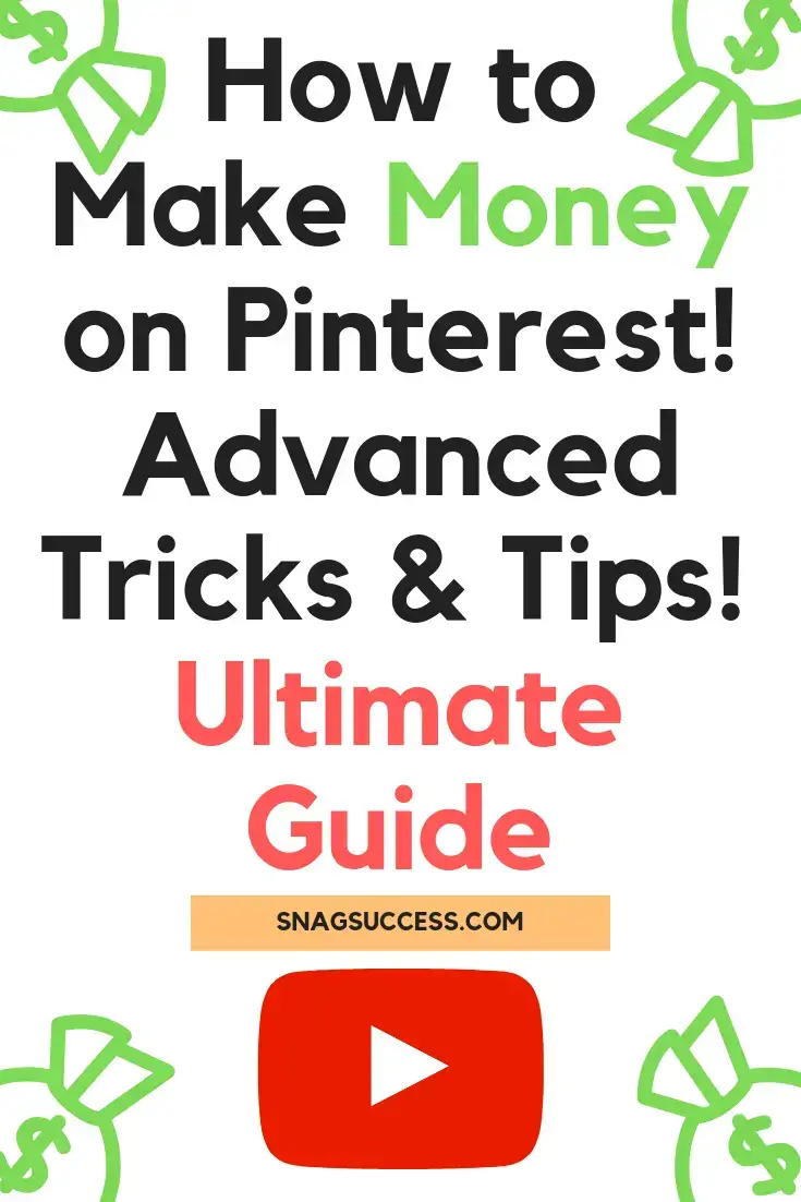 How to Make Money On Pinterest Advanced Tricks and Tips Ultimate Guide