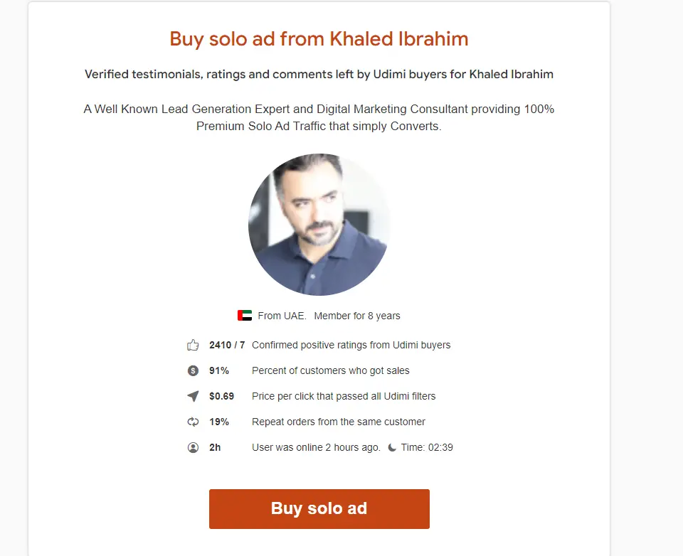 Khaled Ibrahim Solo Ads