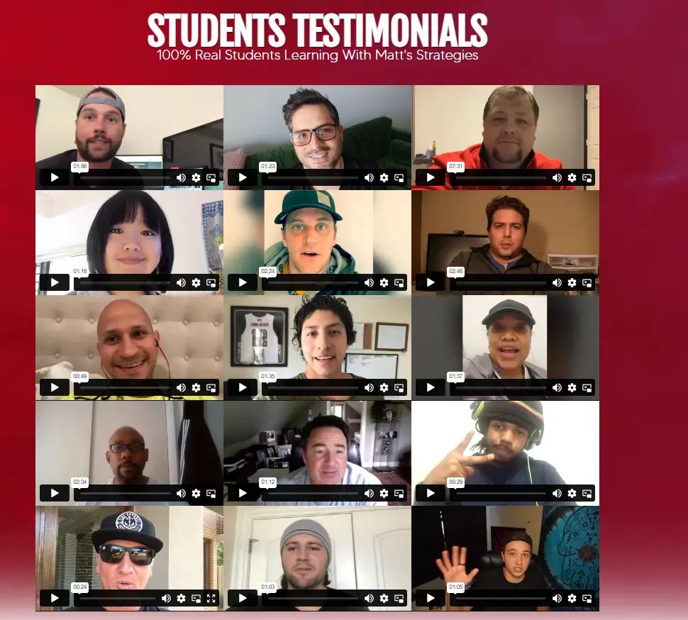 Tube Mastery Student Testimonials