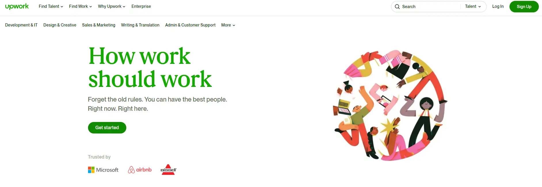 Upwork Homepage