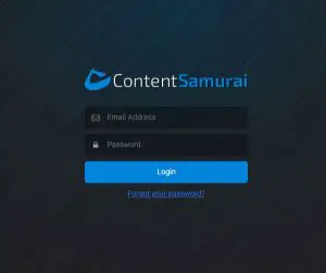 Content Samurai Login
